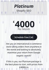 Shopify SEO - Platinum Package - 