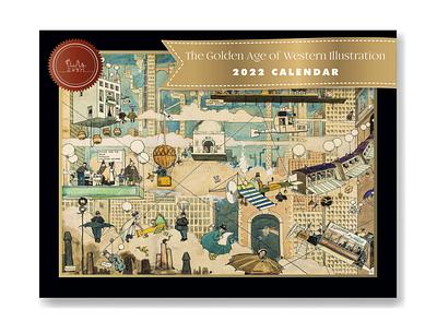2022 U.S. Calendar: The Golden Age Of Western Illustration
