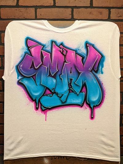 Custom Graffiti Style T shirt with Your name