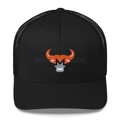 Monero Bull – Flat stitch – Flexfit Retro Trucker Cap
