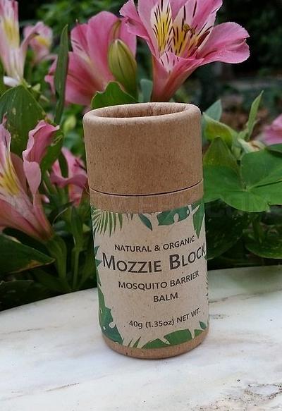 MOZZIE BLOCK Mosquito Barrier Balm - Natural & Organic - Palm Oil Free - Zero Waste