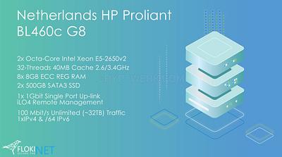 Netherlands HP Proliant BL460c G8