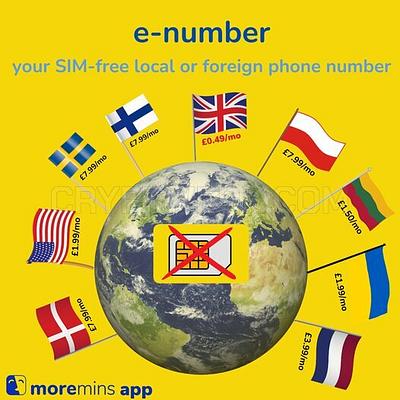 Virtual phone numbers of different countries