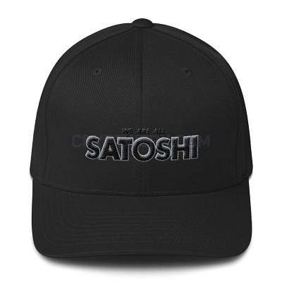 We Are All Satoshi – 3D Puff – Flexfit Structured Cap